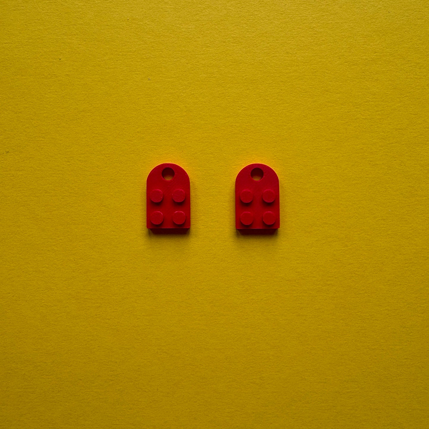Herz Schlüsselanhänger im LEGO-Style