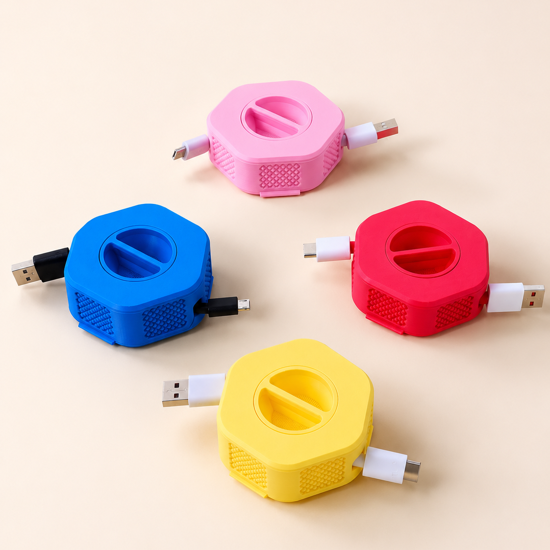 Cable organizer different colors