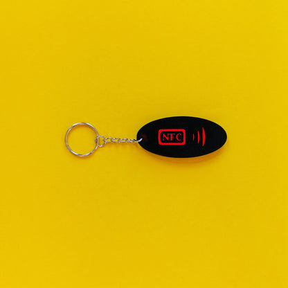 NFC TAG Keychain back view