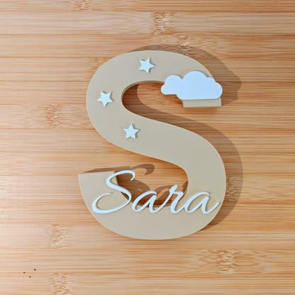 Personalized 3D Name Sign with Custom Name