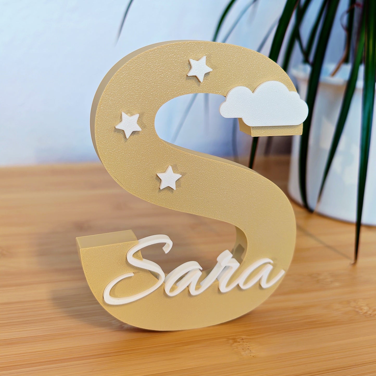 Personalisierte 3D Namensdeko mit Wunschname