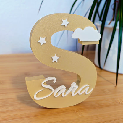 Personalized 3D Name Sign with Custom Name