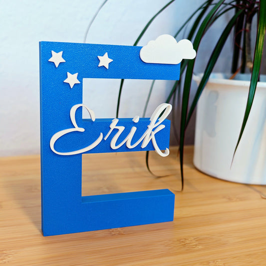 Personalisierte 3D Namensdeko mit Wunschname