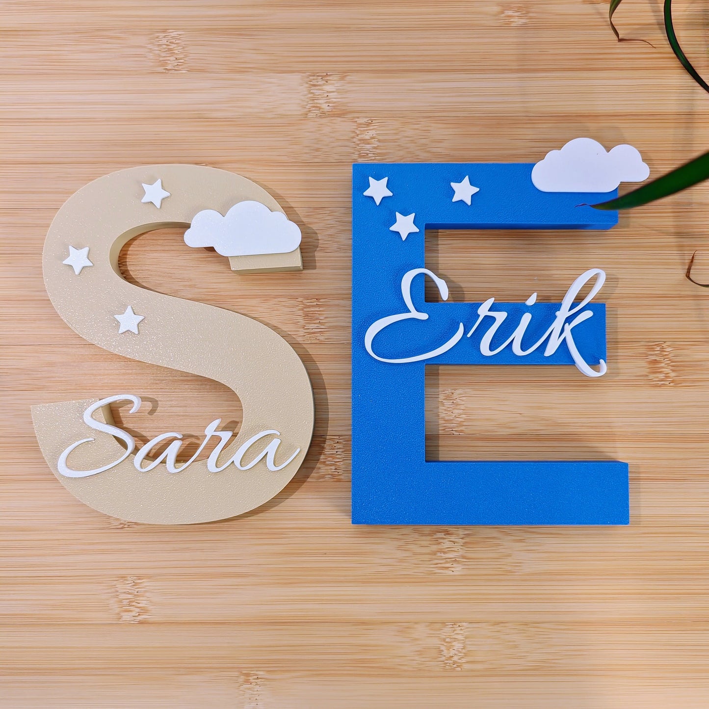 Personalisierte 3D Namensdeko mit Wunschname
