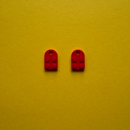 Heart keychain in LEGO style