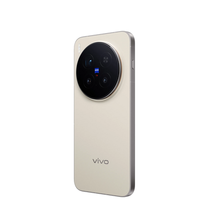 Vivo X300 Pro global beige color back view