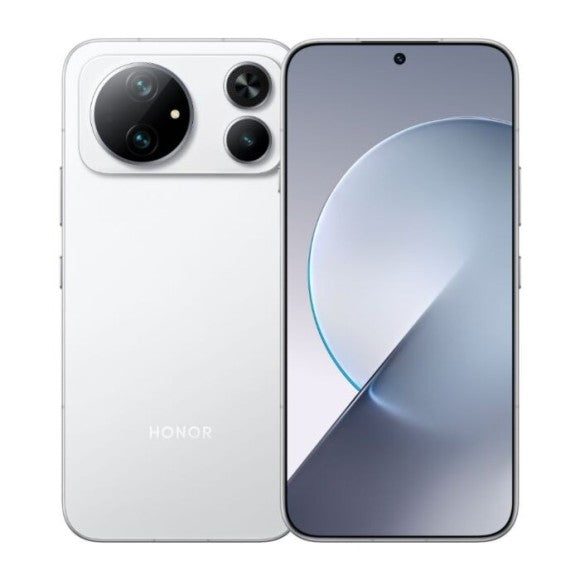 HONOR Magic 9 Power Edition in Weiß, Vorder- und Rückseite