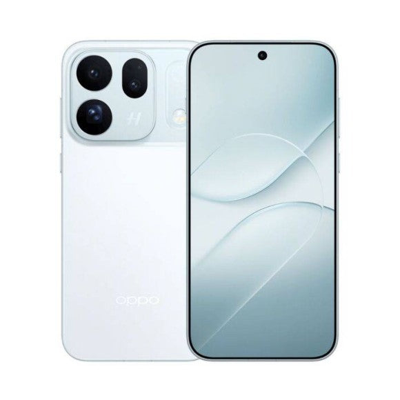 Oppo Find X10, plava boja, pogled sprijeda i straga