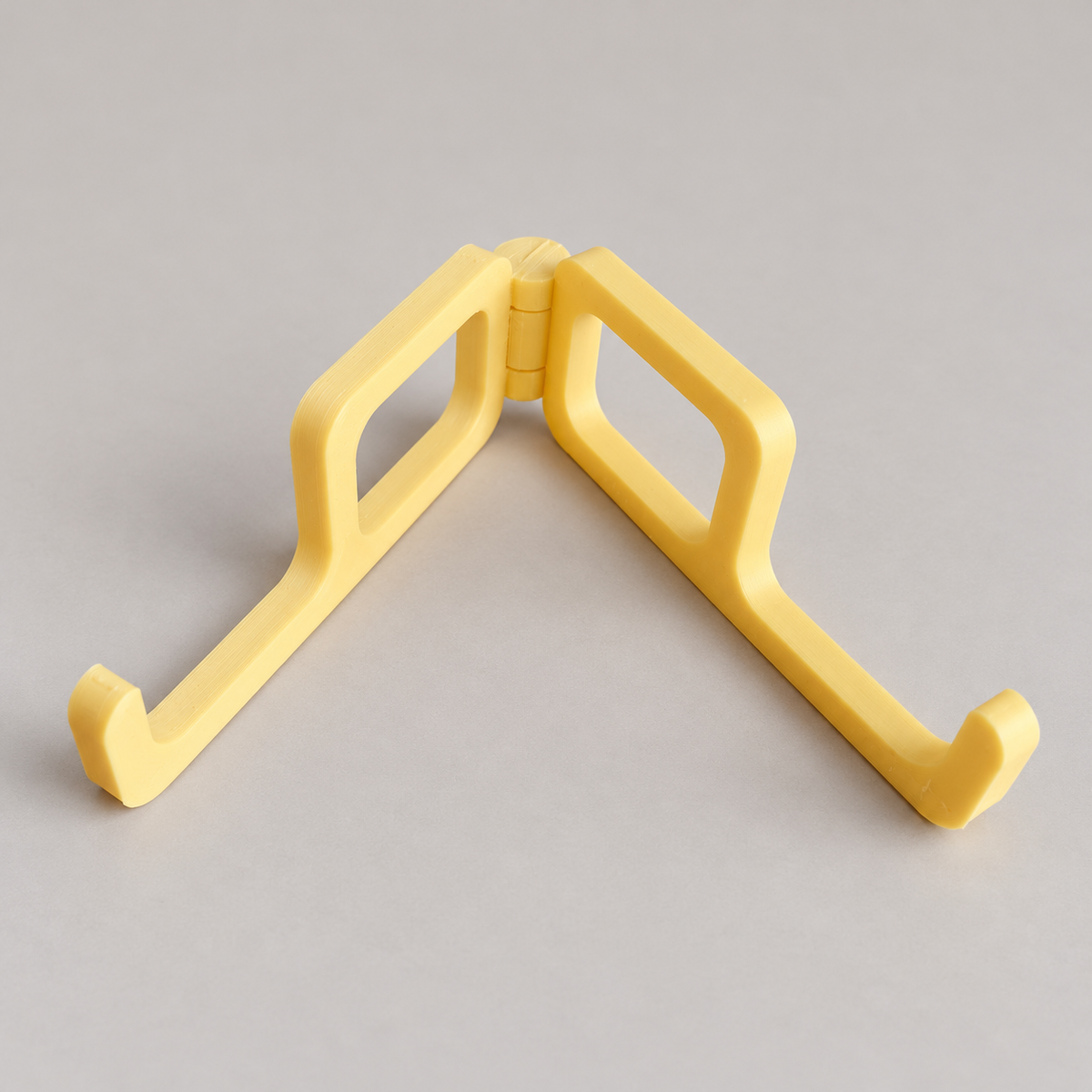 fold-main: retouched original photograph showing actual matte PLA 3D print texture