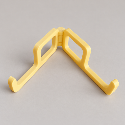 fold-main: retouched original photograph showing actual matte PLA 3D print texture